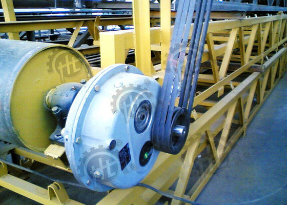 Electric motor used HXG45-45 Helical Gear Reducer Ratio 15/1 with torque arm