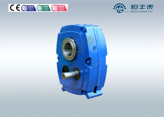 Electric Motor Helical Gear Reducer Hollow Output Gearbox Ratio 5 / 13 / 20