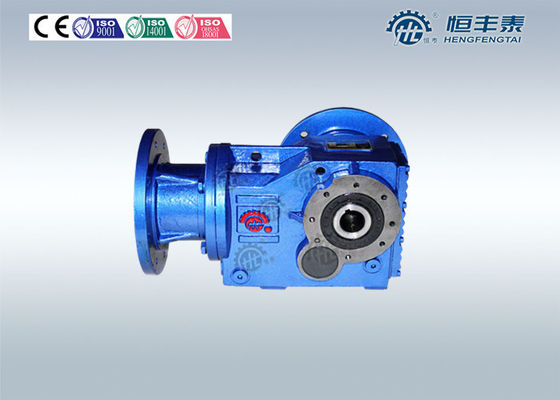 HK series Foot Mounted Bevel Helical Gear Reducer Three Stage High Power Density