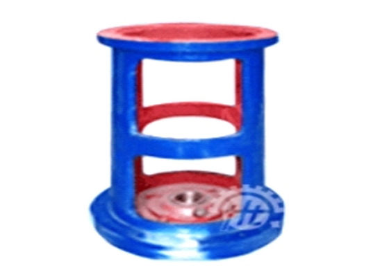 Vertical Milled Gearbox Case Frame , Flange Mounted Frame Rack