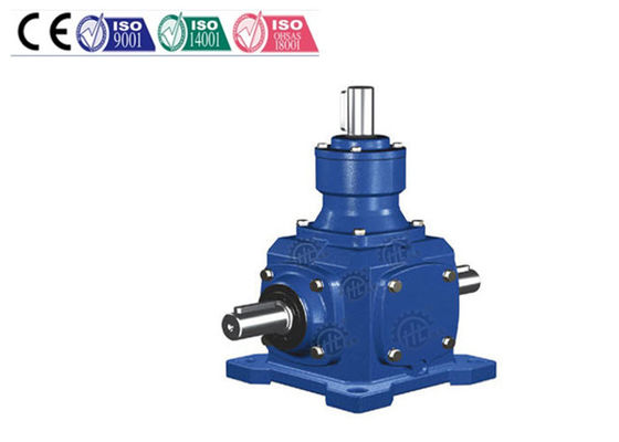 Low Power Bevel Gear Reducer / Electric Motor Speed Reducer